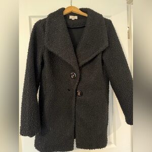 LOFT Black Teddy Jacket